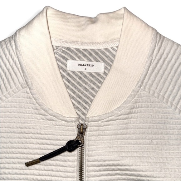 Billy Reid Women's Bomber Jacket in White - Picture 2 of 4